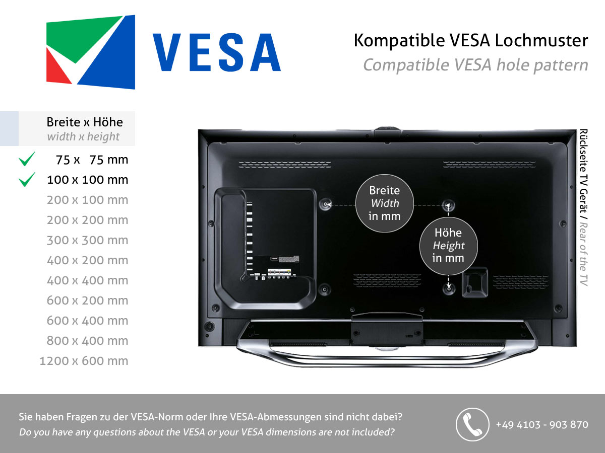 Novus Clu III C Monitor Tischhalterung, schwarz (990+3018+000) VESA Standard