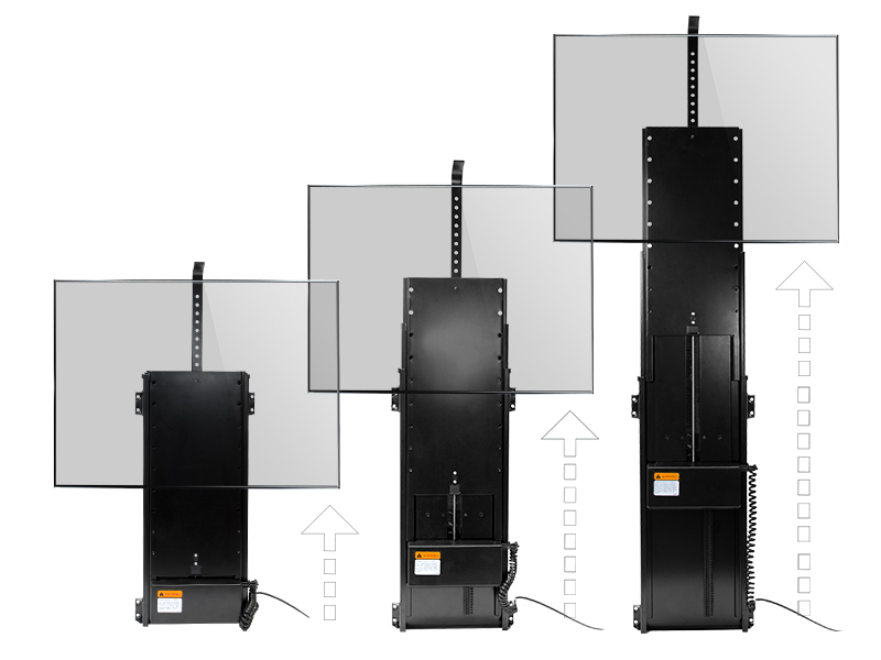 VENSET TS1000B elektrischer Einbau Möbel TV Lift, 1000 mm Hub höhenverstellbar