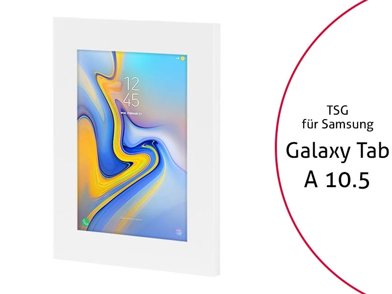 TabLines TSG057W Tablet Schutzgehäuse für Samsung Tab A 10.5, weiß