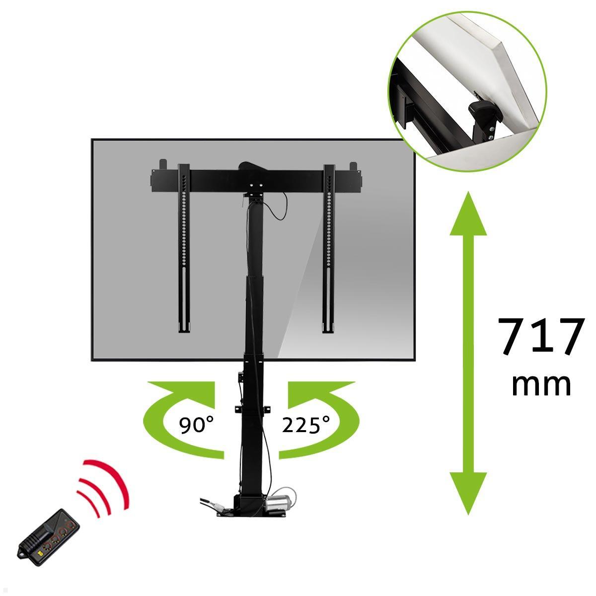 MonLines MLS017B TV Lift bis 50 Zoll, drehbar 90L / 225R, automatische Klappe