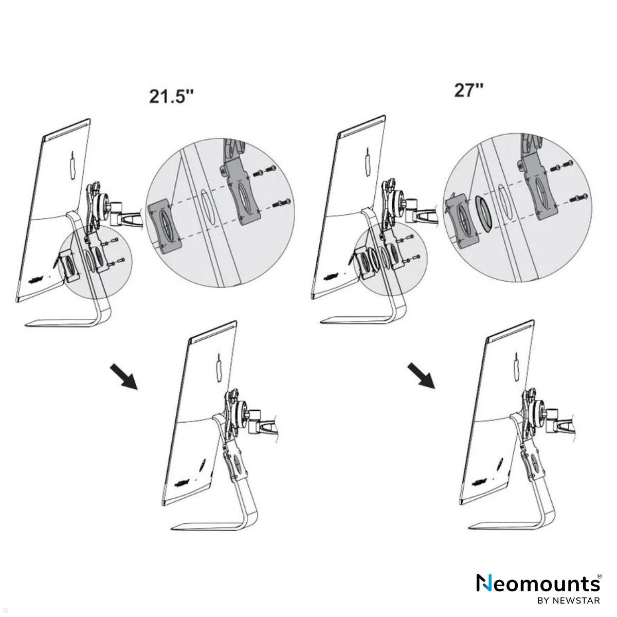 Neomounts FPMA-VESAMAC2127 Apple iMac VESA Adapter Montage