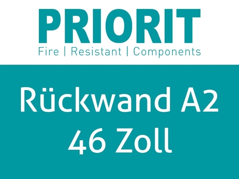 Priorit Rückwand für Monitor Brandschutzgehäuse A2 PRIODIS Basic 46Zoll