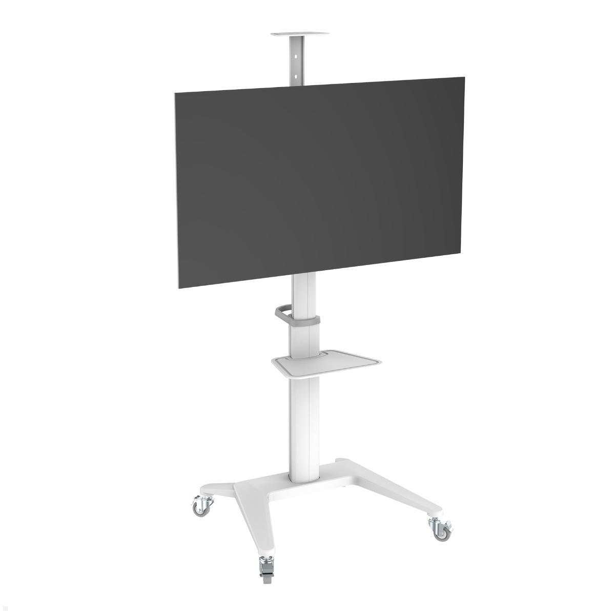 PureMounts PDS-0003C Monitorständer mit Rollen + Ablagen bis 70 Zoll