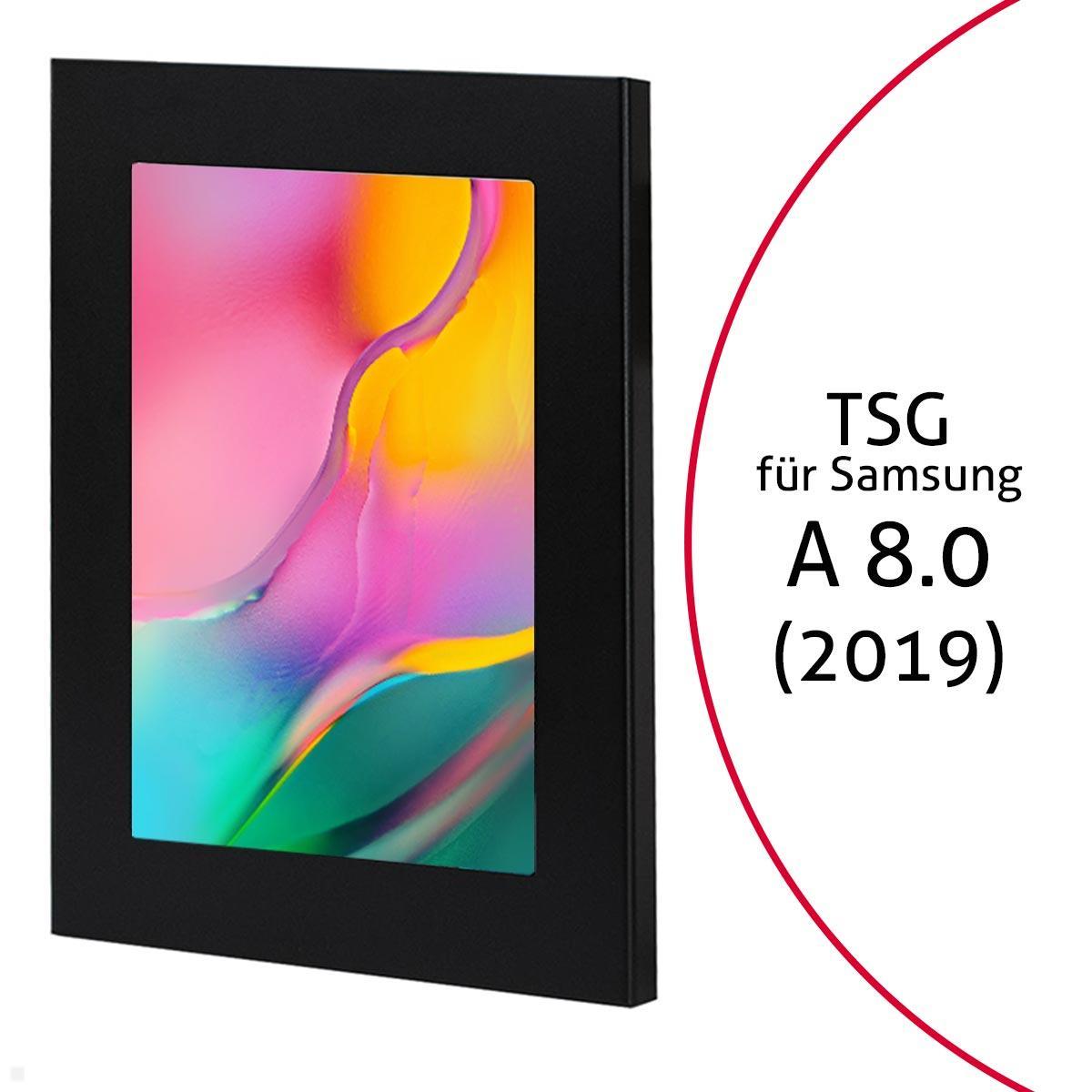 TabLines TSG072B Tablet Schutzgehäuse für Samsung Tab A 8.0 (2019), schwarz