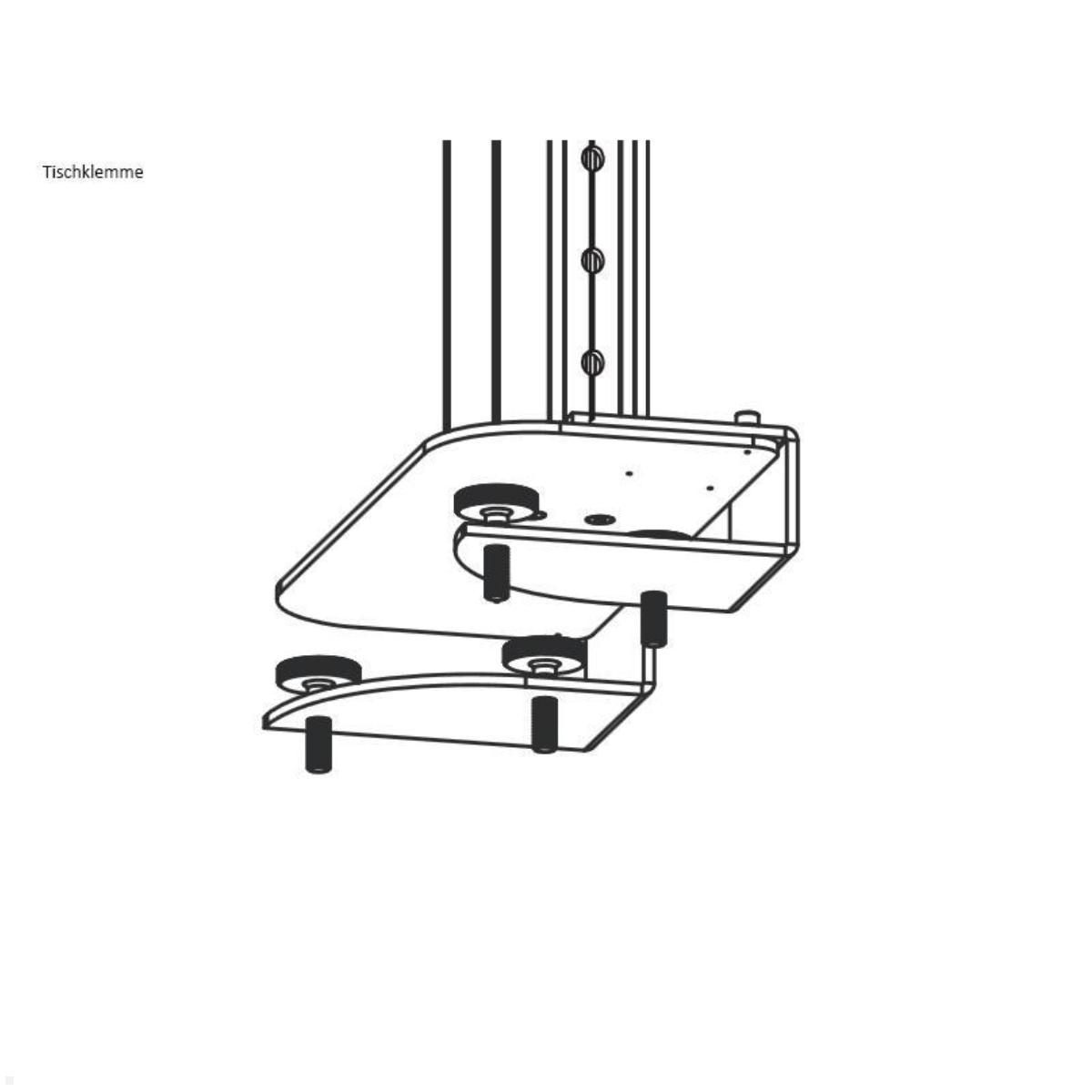 SMS Multimonitor Tischhalterung Control 2-fach Tischklemme, Detailansicht