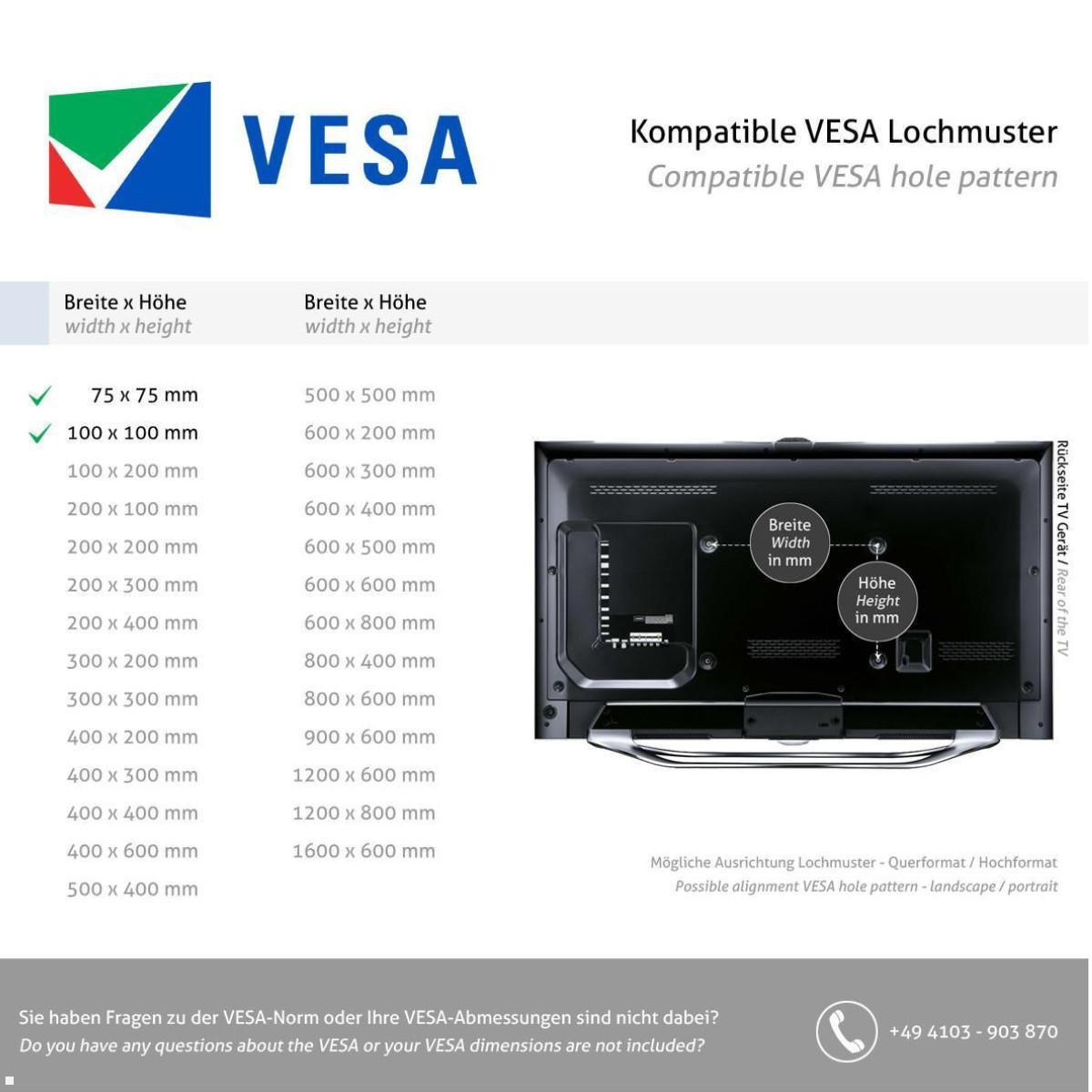 Neomounts FPMA-DTB200 Monitor Toolbar Slatwall als Tischhalterung, Vesa