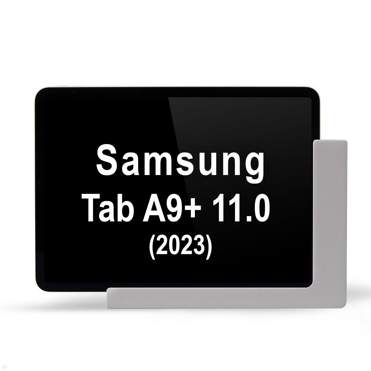 TabLines TWP035S Wandhalterung für Samsung Tab A9+ 11.0 (2023), silber