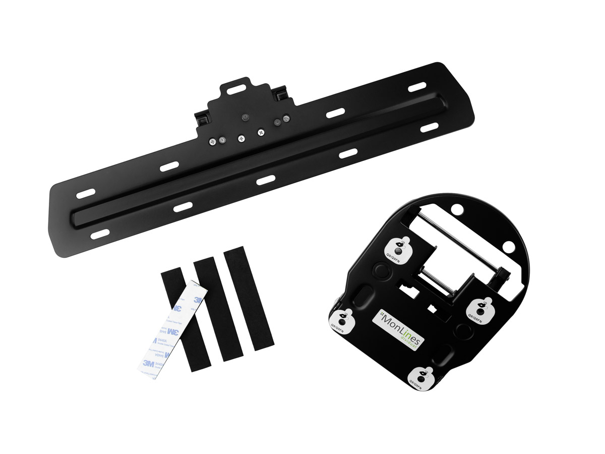 MonLines MWH008B TV Wandhalterung für Samsung QLED Q7/Q8/Q9 Lieferumfang