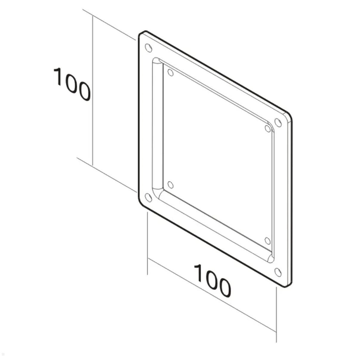 Neomounts FPMA-VESA100 VESA-Adapter von 75x75 auf 100x100mm VESA Lochmaß