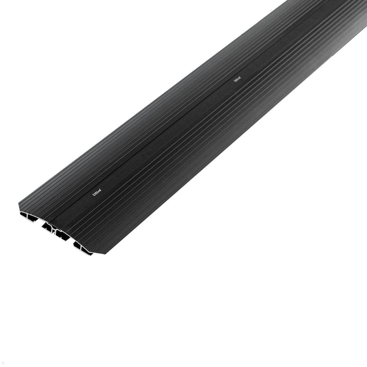 EVOline Bridge Aluminium Kabelbrücke verklebbar 1600 mm, schwarz Kabelmanagement