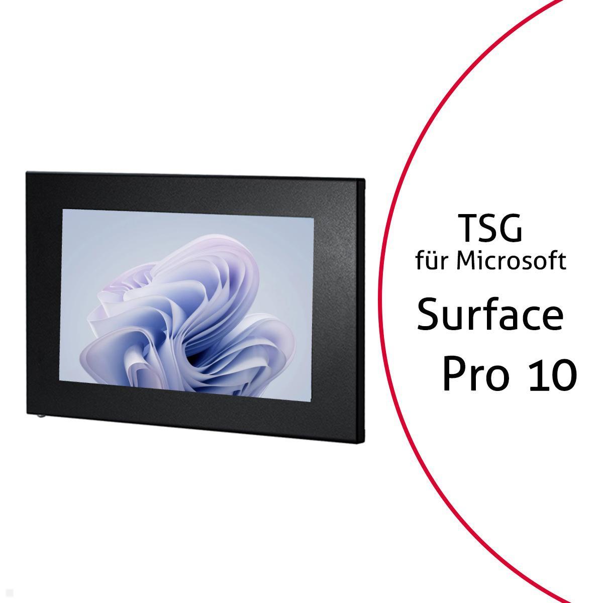 TabLines TSG107B Tablet Schutzgehäuse für Microsoft Surface Pro 10, schwarz