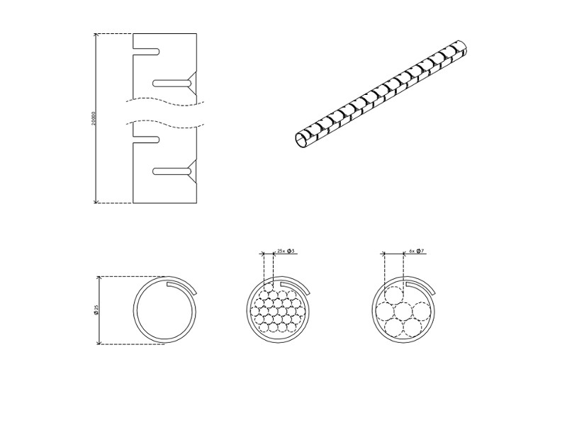 Dataflex Addit Kabelbündelung 25 mm (33762)