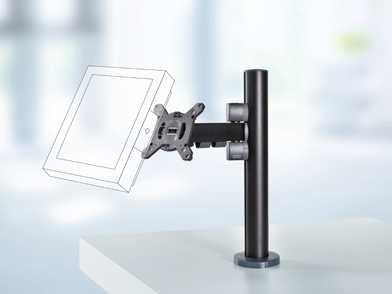 Novus POS Arm M 200 Monitorhalter (852+2709+000) mit Tablet Gehäuse