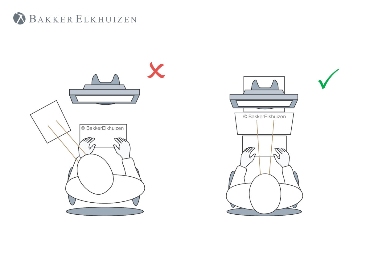 BakkerElkhuizen Q-doc 100 Special Dokumentenhalter mit Stopper, Acryl Ergonomie