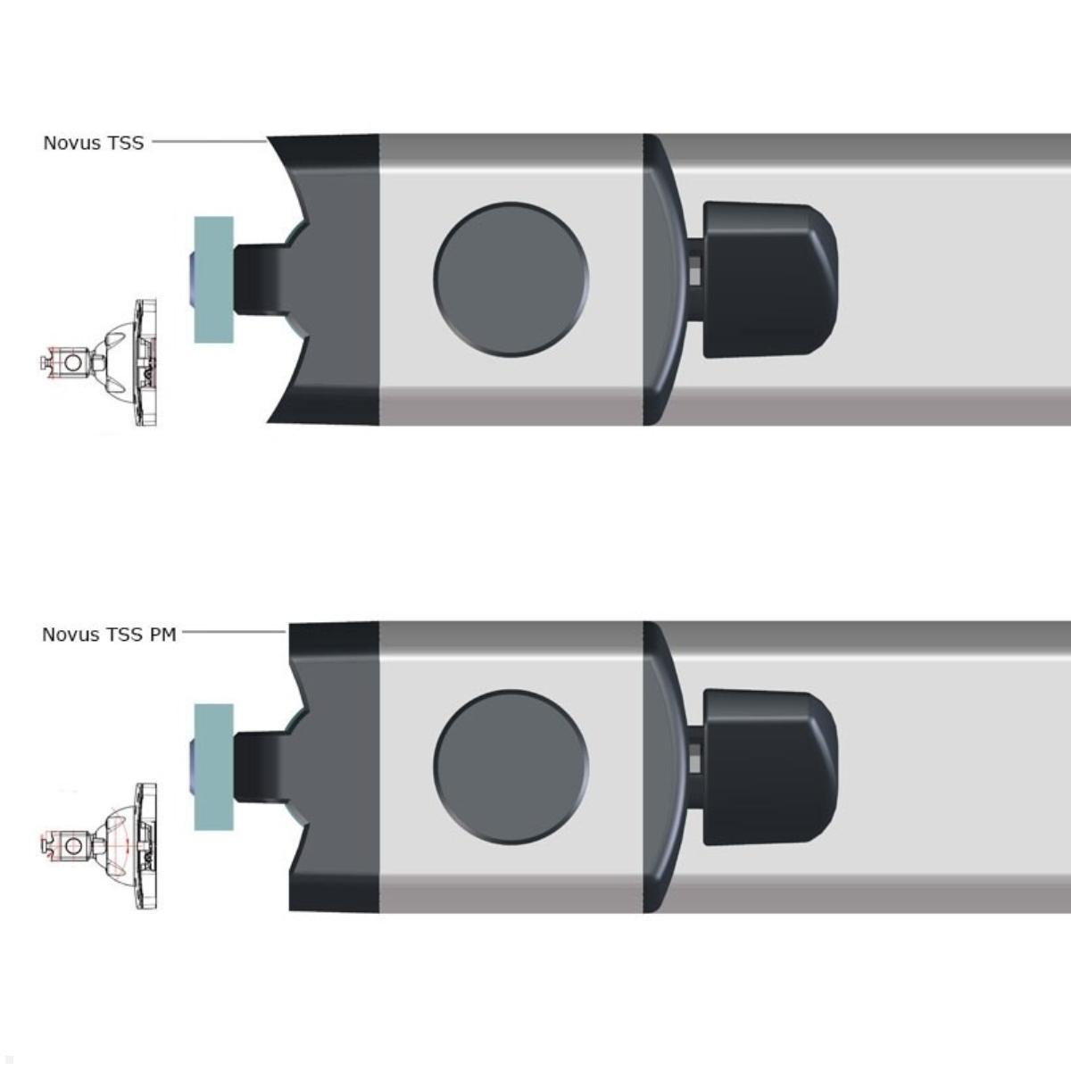 Novus TSS Faltarm III XL 700 PM für gerade Profile (965+0119+014) Anbindung Profil