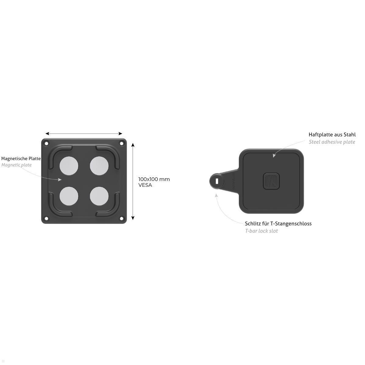 Universal Tabletständer, Compulocks Magnetix, Detail Magnet