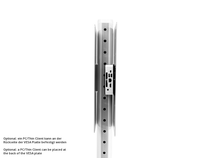 SMS Monitorständer PD033002C-P0 optionale Befestigung Thin Client