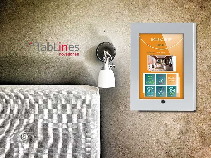 TabLines TSG035S Tablet Schutzgehäuse für Apple iPad Pro 9.7 - HB Smart Home Anwendung