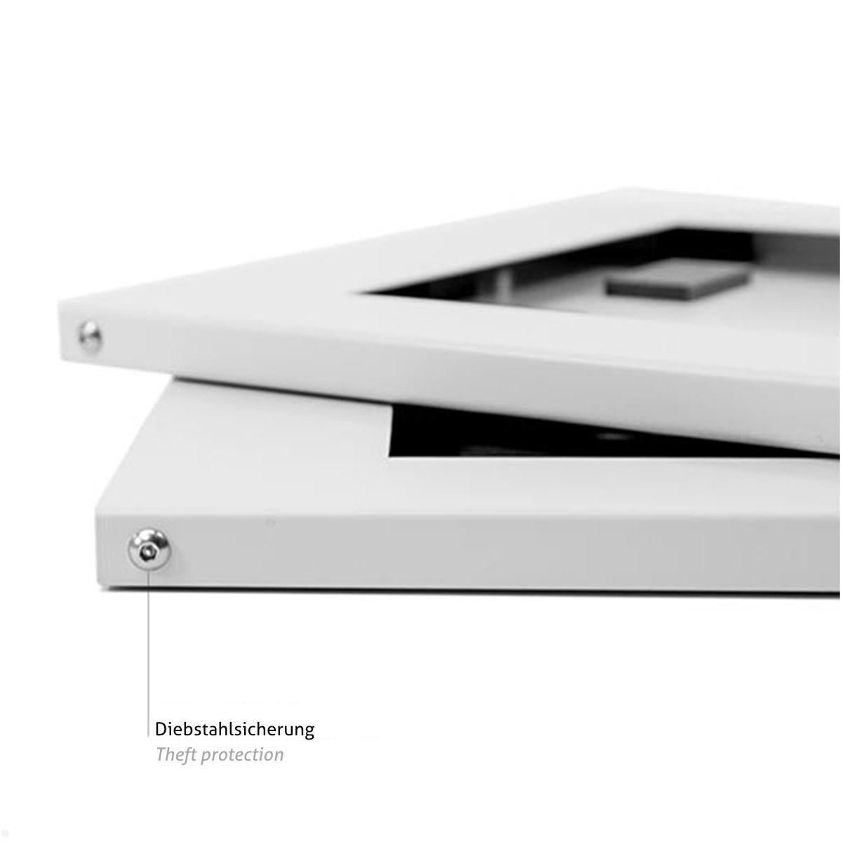 TabLines TSG101S Tablet Schutzgehäuse für Apple iPad Air 13.0 (M2), silber Diebstahlschutz