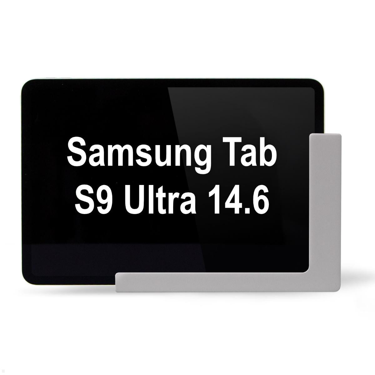 TabLines TWP031S Wandhalterung für Samsung Tab S9 Ultra 14.6, silber