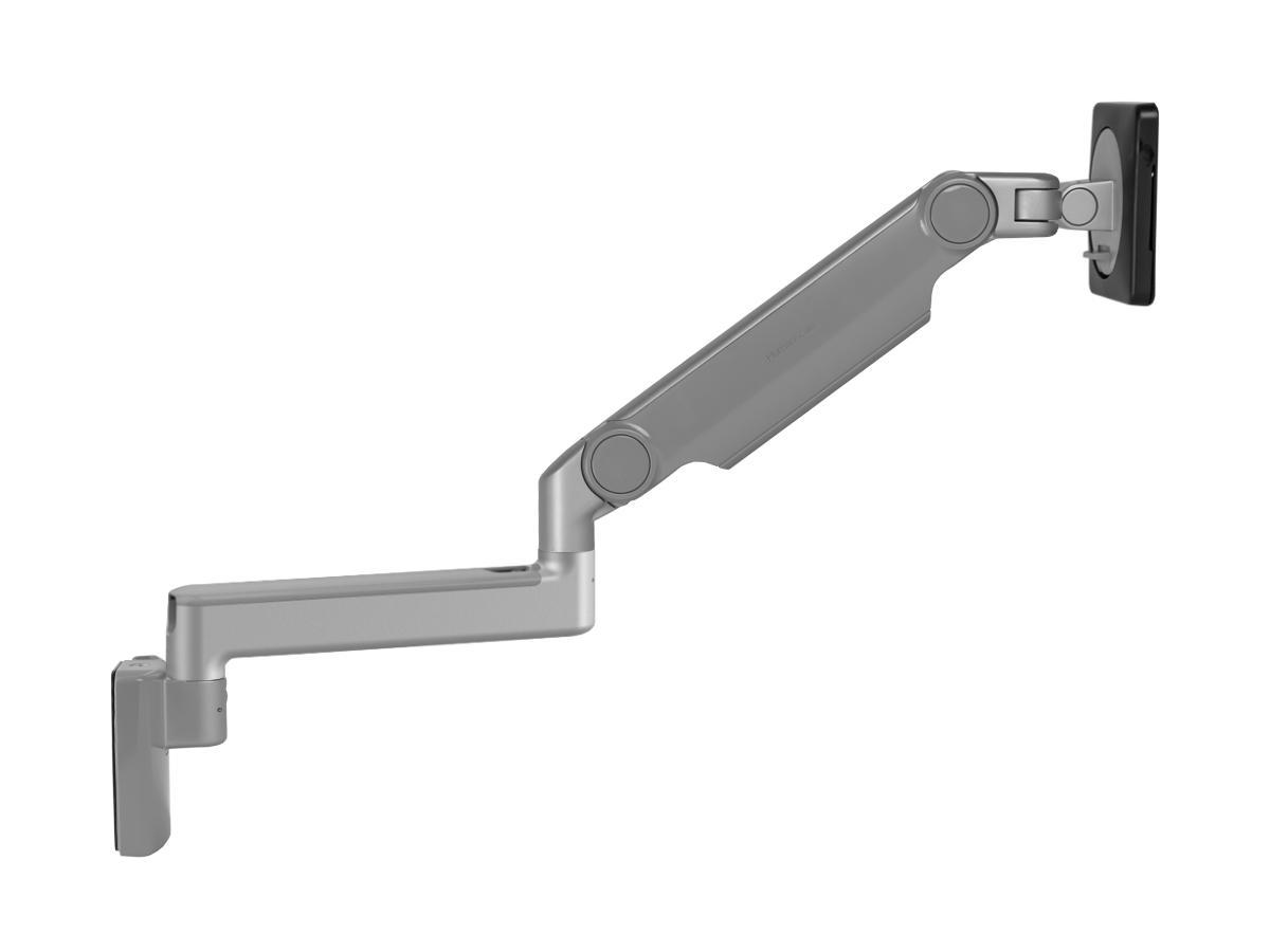 Humanscale M2.1 Monitor Wandhalterung gerade, silber, Seitenansicht