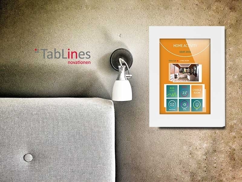 TabLines TSG001W Tablet Schutzgehäuse für Apple iPad 1, weiß Smart Home Anwendung