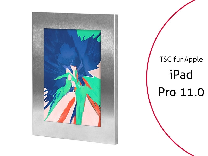 TabLines TSG058E Tablet Schutzgehäuse für Apple iPad Pro 11.0, Edelstahl