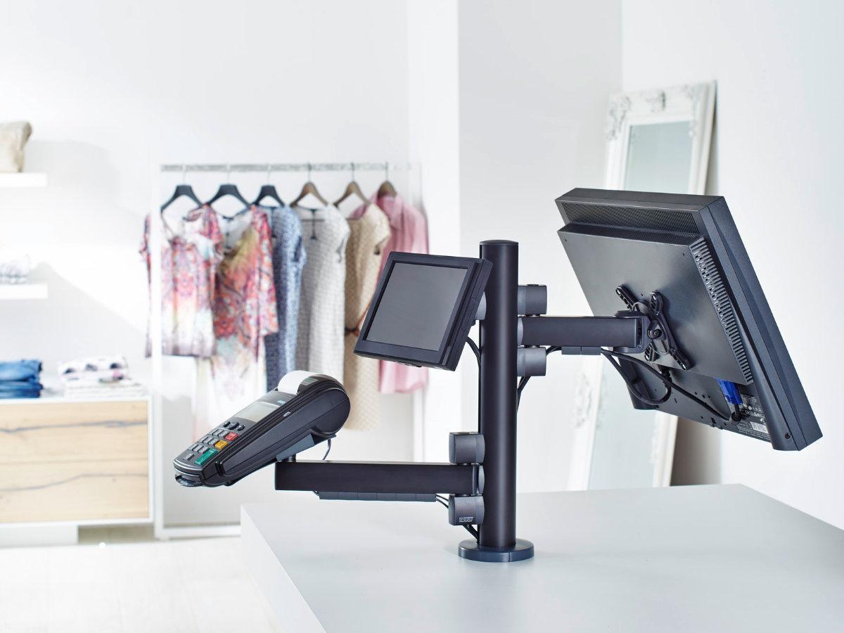 Novus POS Halterung für Scanner Magellan 1100i (851+0035+003) Anwendungsbeispiel