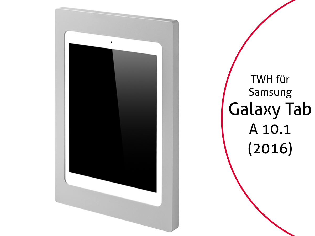 TabLines TWH023S Tablet Wandhalterung für Samsung Galaxy Tab A 10.1, silber