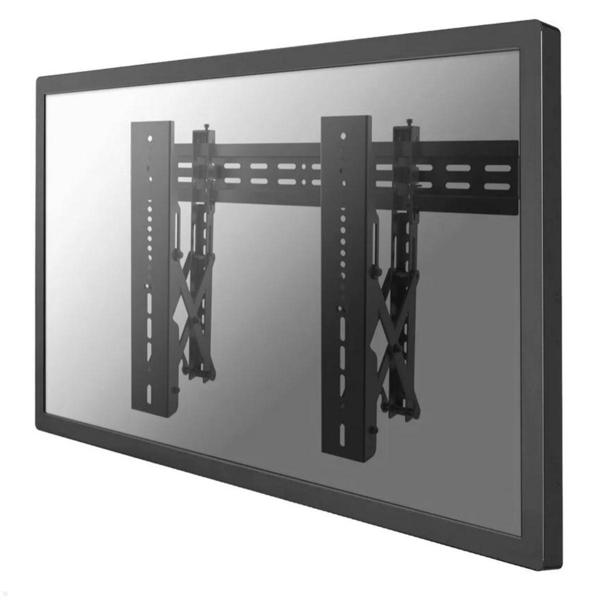 MonLines MWH009B Videowall Wandhalterung, schwarz mit Monitor