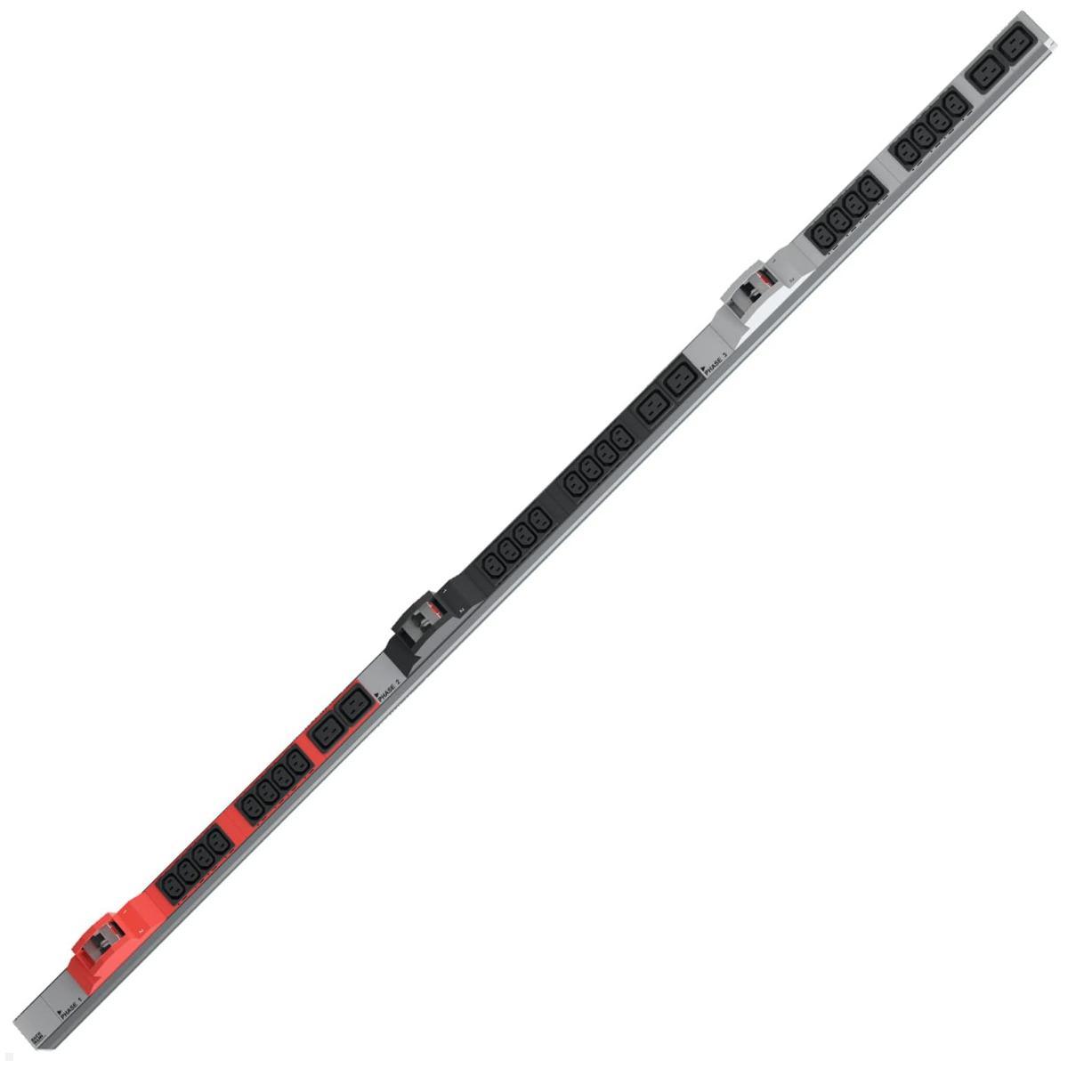 Bachmann IT PDU Vertikal Steckdosenleiste 24xC13 6xC19 6xLS ALU 1HE (800.2338)