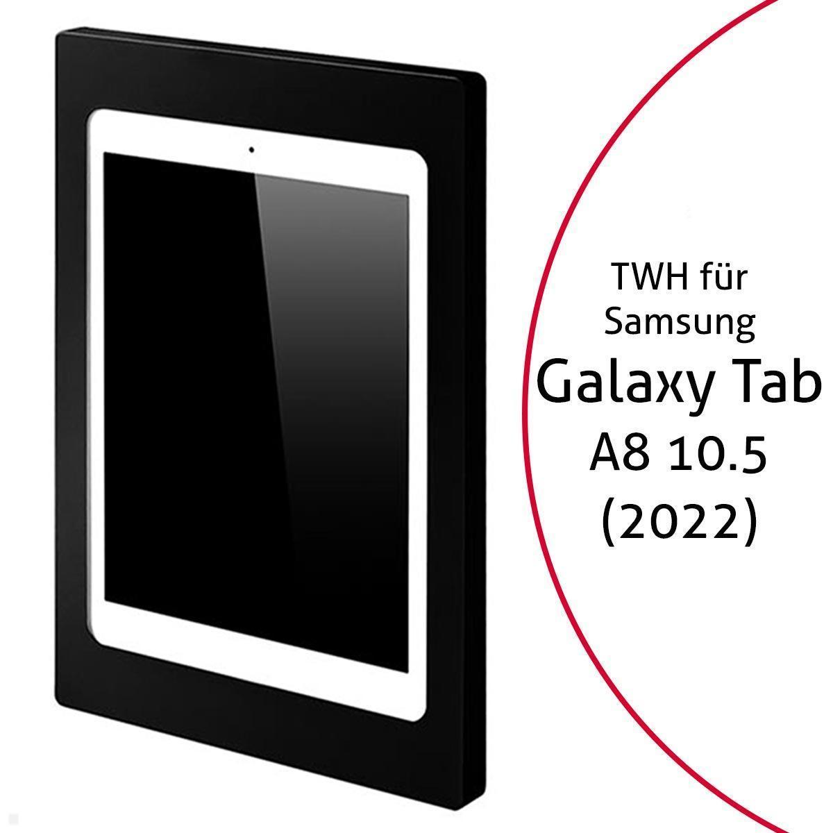 TabLines TWH036B Tablet Wandhalterung für Samsung Tab A8 10.5 (2022), schwarz