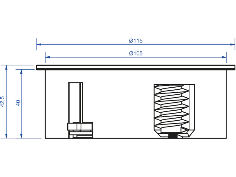 Bachmann Twist 931.093 Einbaumaße