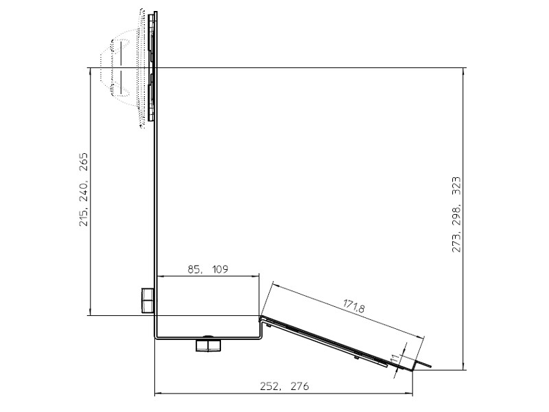 Novus TSS Tastaturadapter 795+9159+000 Zeichnung