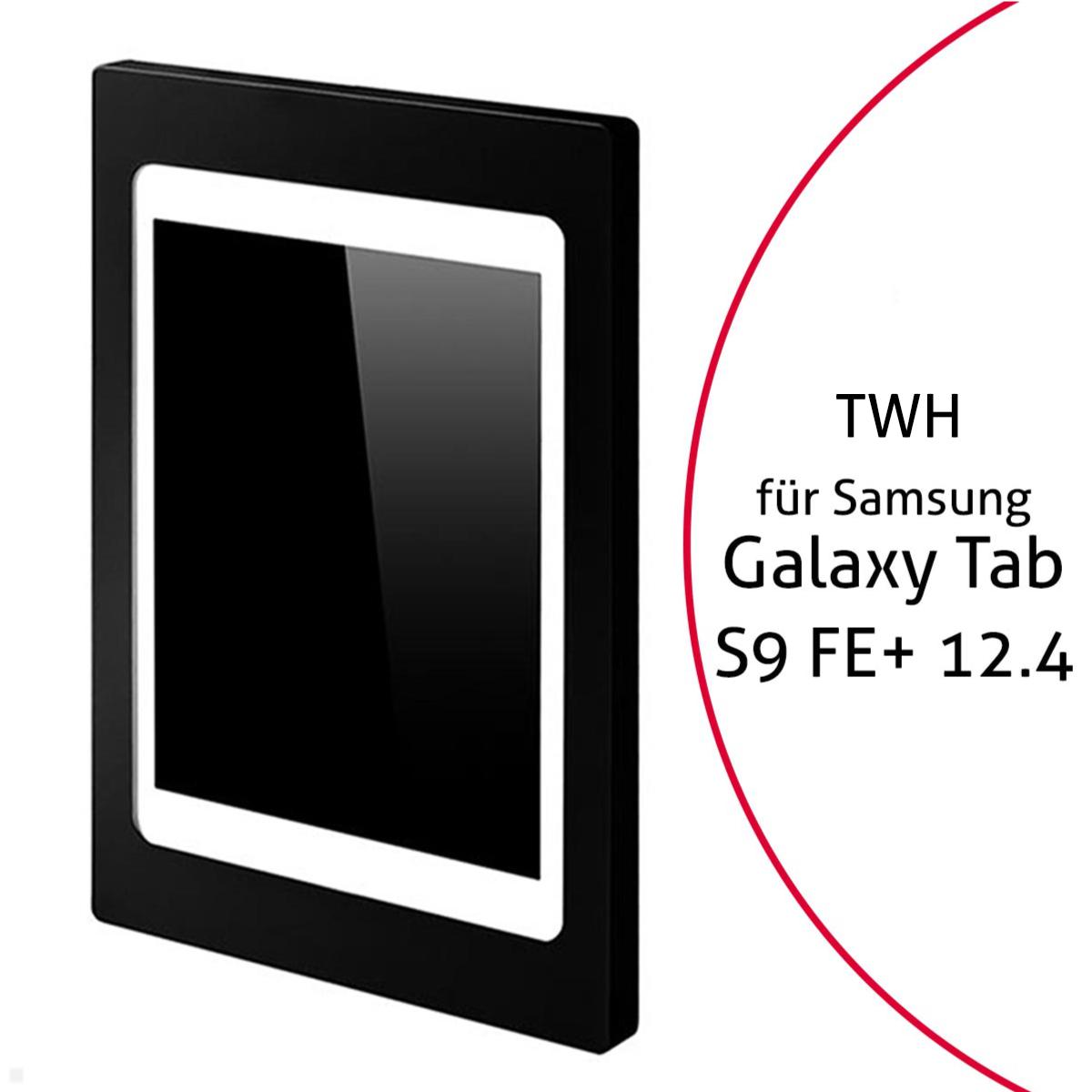 TabLines TWH053B Tablet Wandhalterung für Samsung Tab S9 FE+ 12.4, schwarz