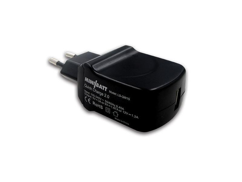 miniBatt MB-ADP 1 USB Quick Charge Netzteil