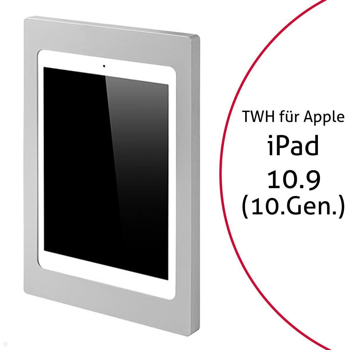 TabLines TWH043S Tablet Wandhalterung für Apple iPad 10.9 (10. Gen.), silber