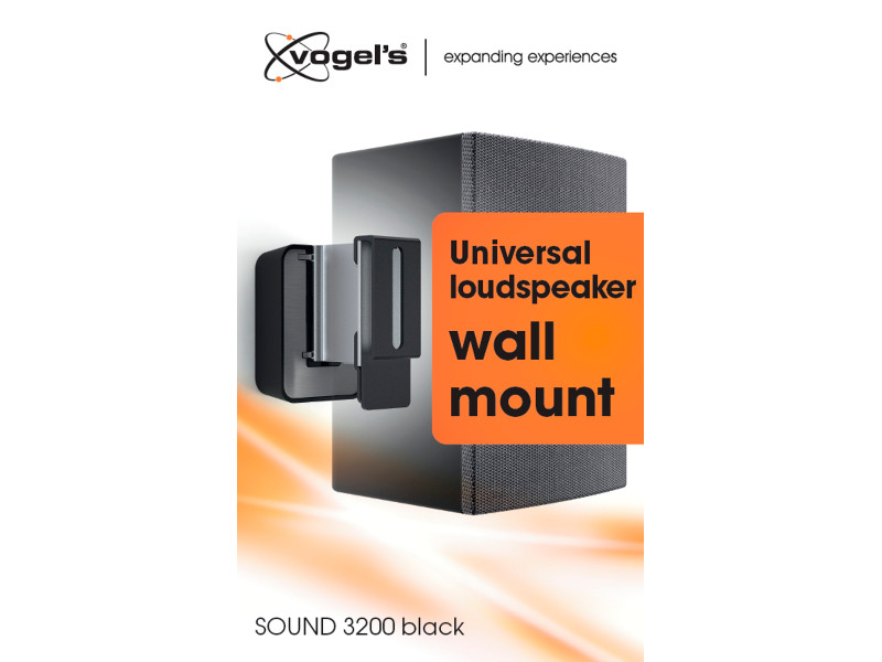 Vogels SOUND 3200 black Universal Lautsprecher Wandhalter Verpackung