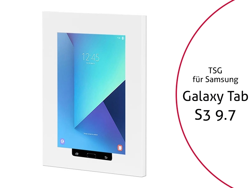 TabLines TSG044W Tablet Schutzgehäuse für Samsung Tab S3 9.7, HB, weiß