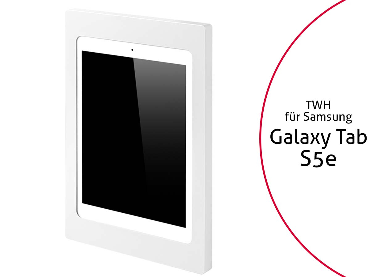 TabLines TWH027W Tablet Wandhalterung für Samsung Tab S5e, weiß