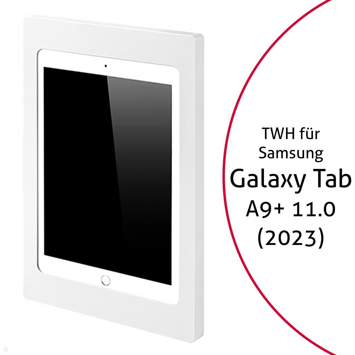 TabLines TWH055W Tablet Wandhalterung für Samsung Tab A9+ 11.0 (2023), weiß