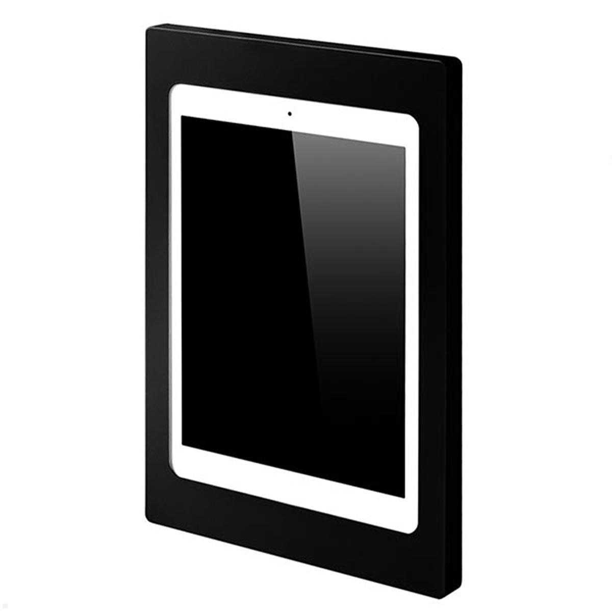 TabLines TWH047B Tablet Wandhalterung für Apple iPad Mini 1/2/3, schwarz Hochformat