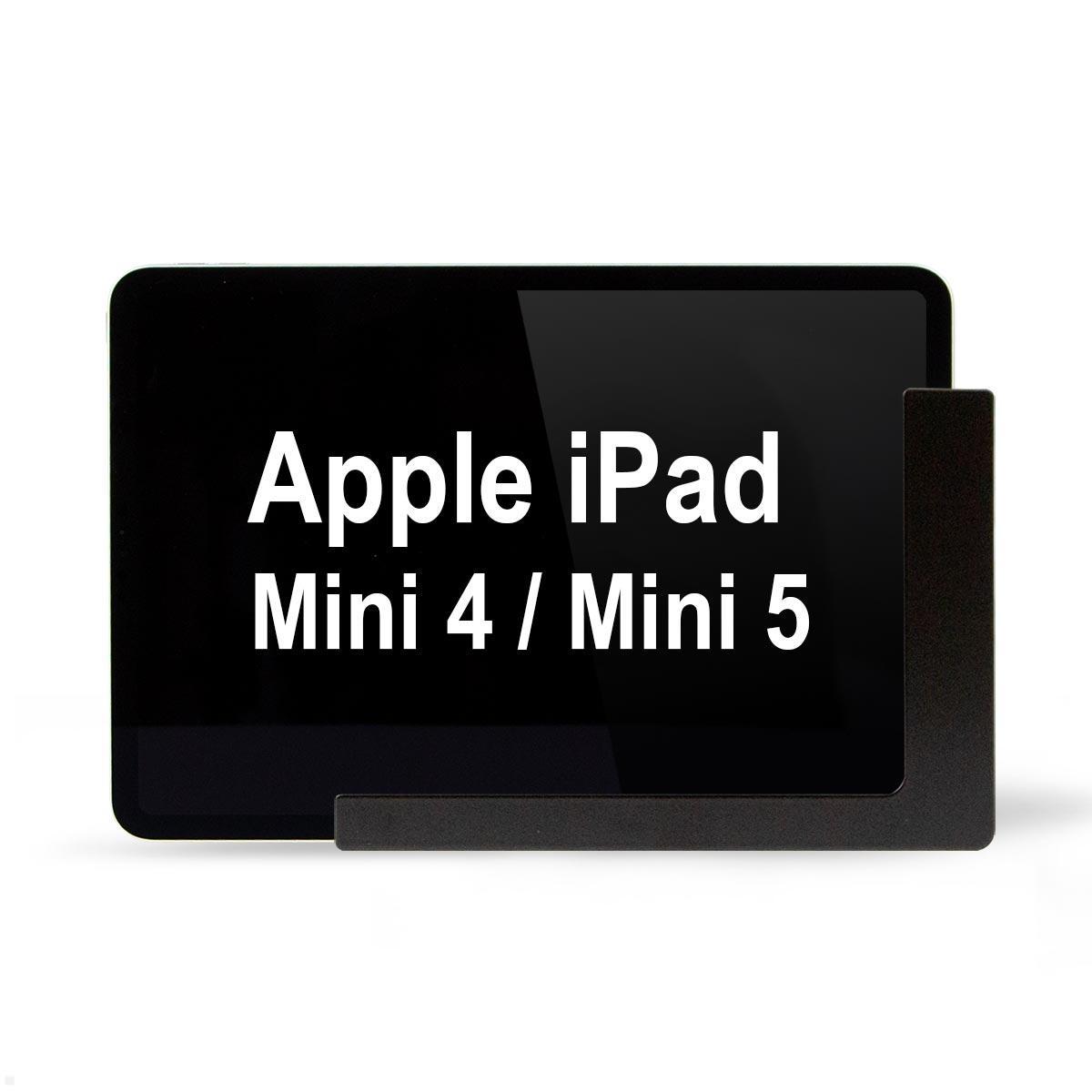 TabLines TWP024B Wandhalterung für Apple iPad Mini 4/5, schwarz