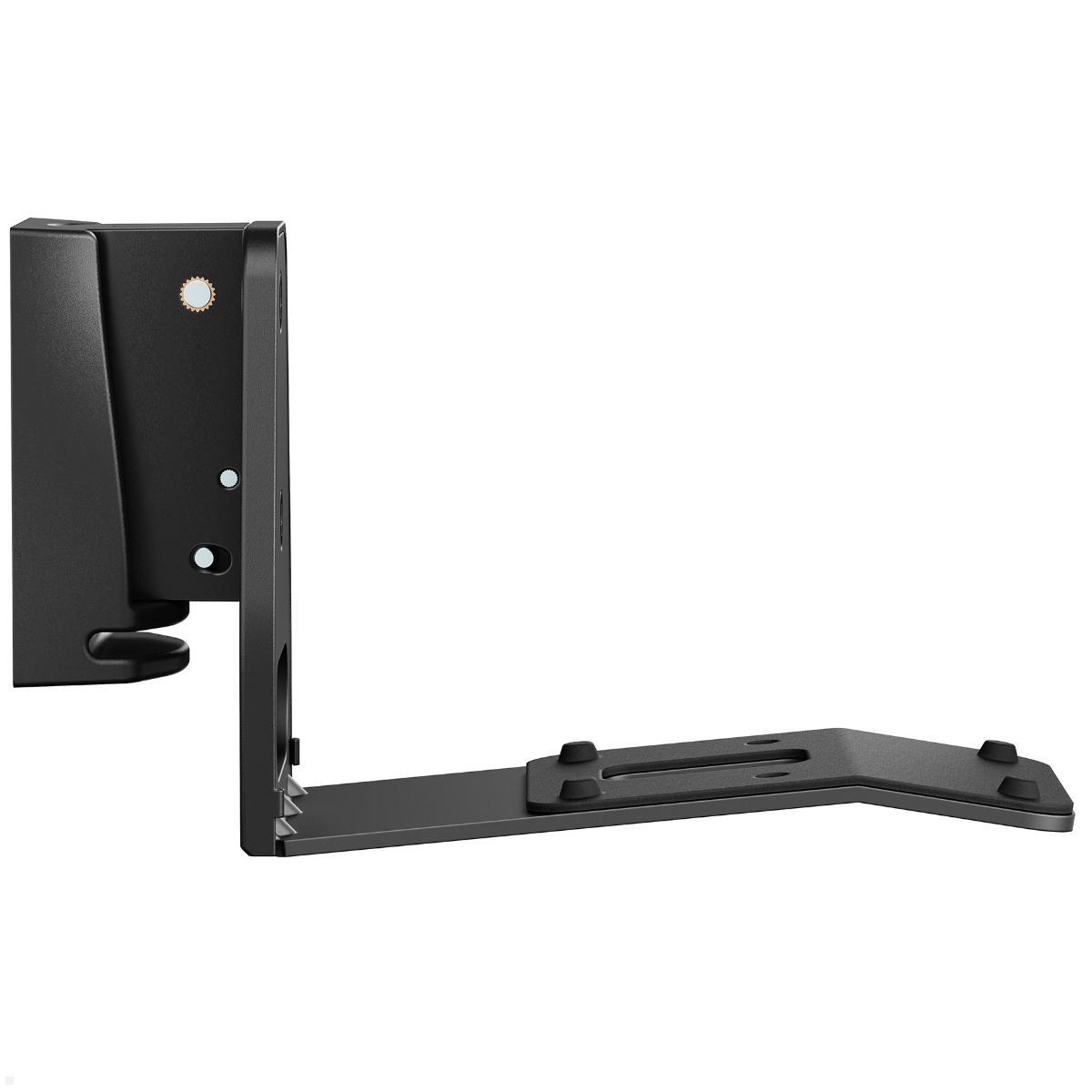 TecLines TLH002B 2x Lautsprecher Wandhalter für Sonos Era 300, schwarz, Seitenansicht