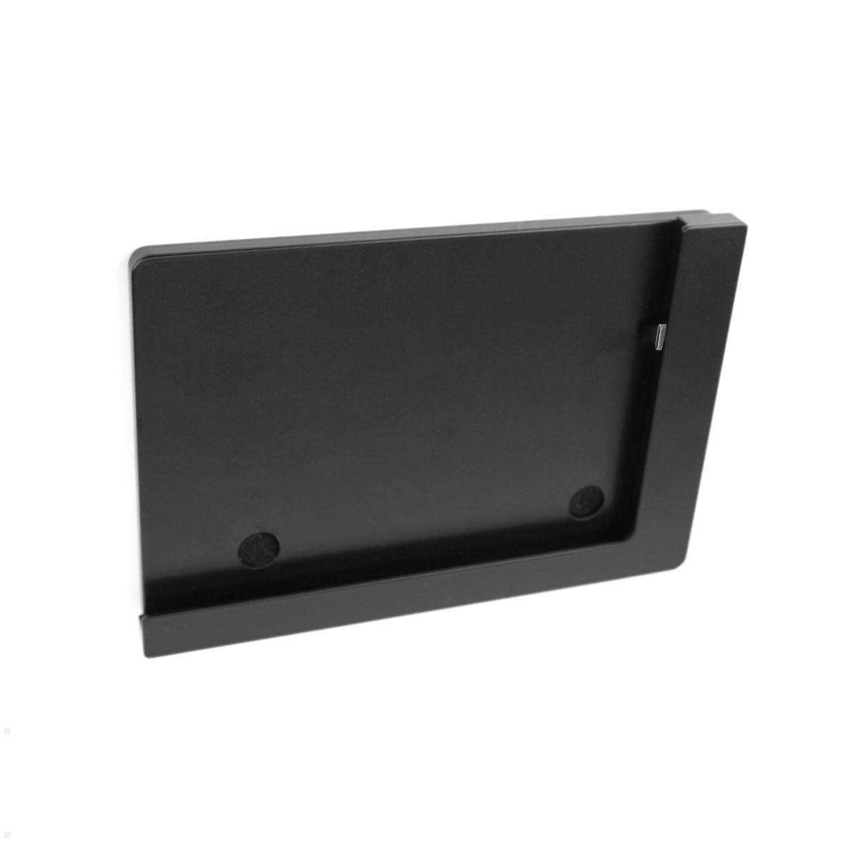 TabLines TWP040B Wandhalterung für Microsoft Surface Go 4, schwarz schlankes Design