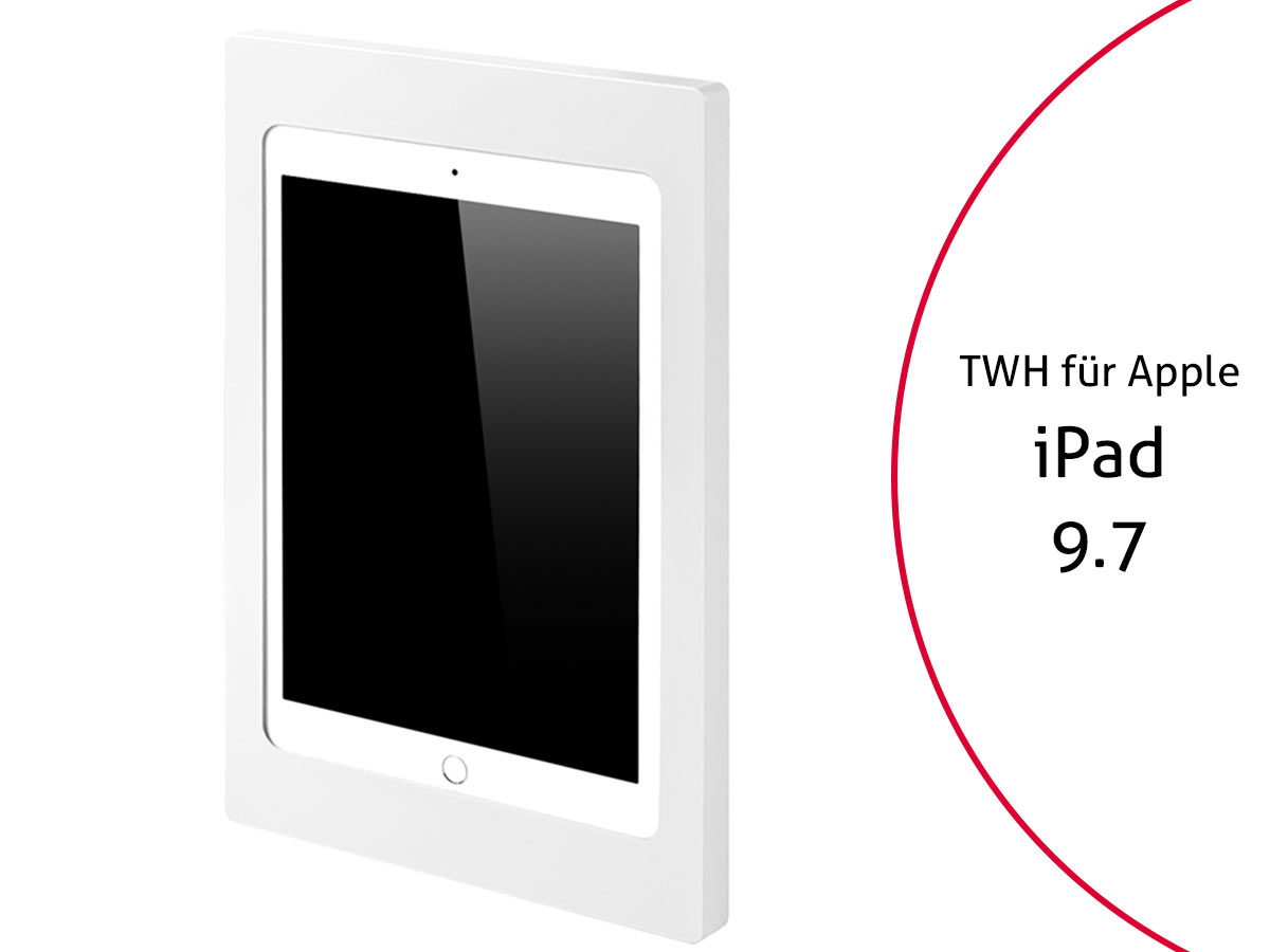 TabLines TWH020W Tablet Wandhalterung für Apple iPad 9.7 Zoll, weiß