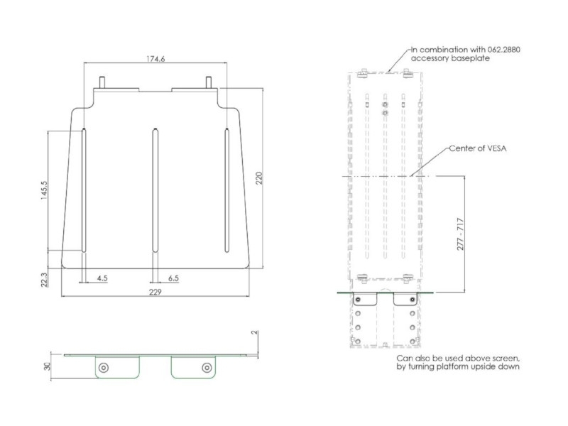 SmartMetals Zubehör Kamera Halterung Maße