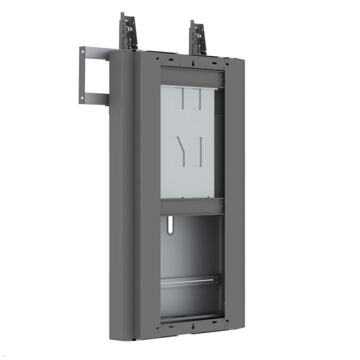 SMS Presence Speed Wall Monitor Wandhalter, manuell höhenverstellbar (K580-001-6) mit integrierter Box für Multimedia Player