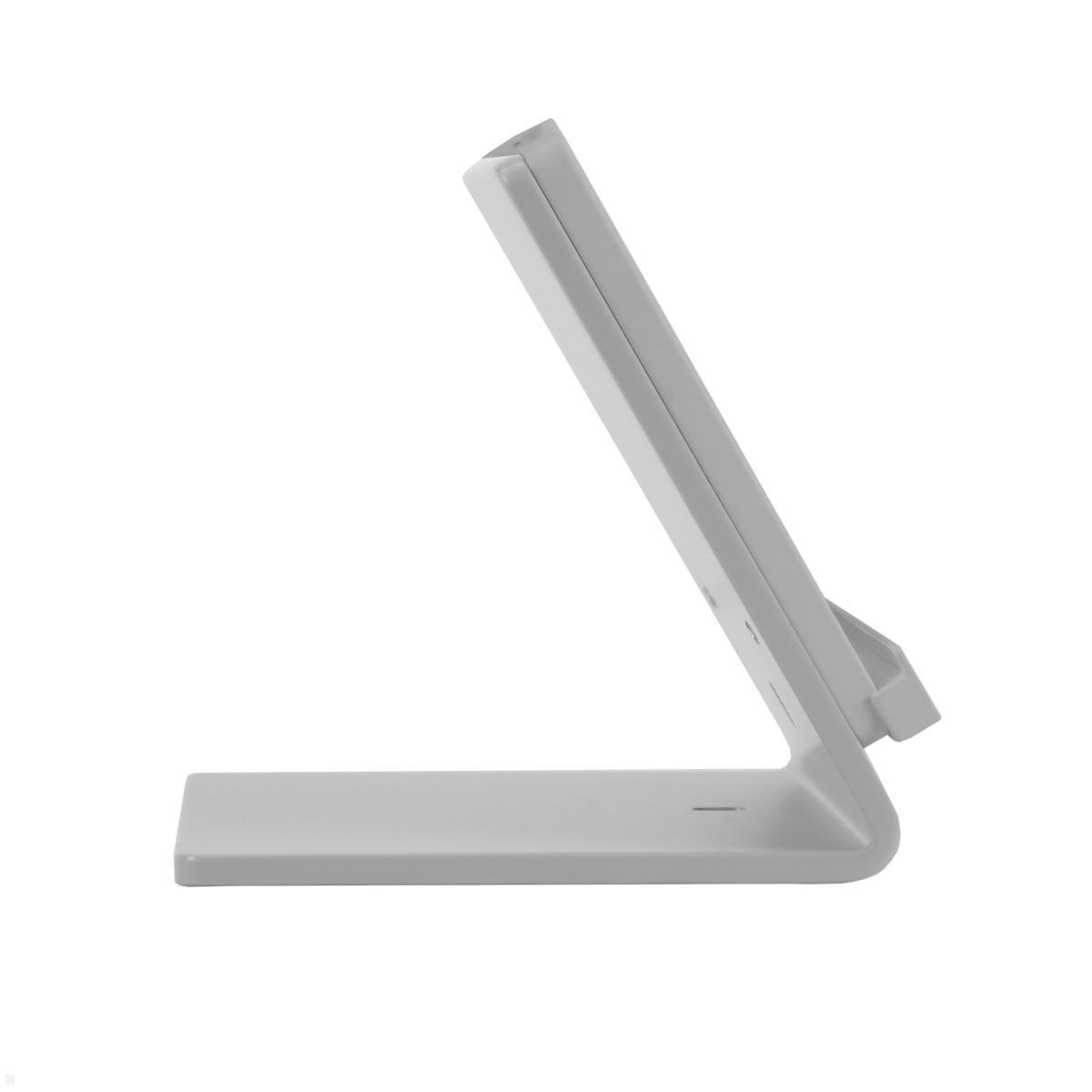 TabLines TTP011S Tabletständer Tisch Plug für iPad Air 13 (M2), silber Seitenansicht