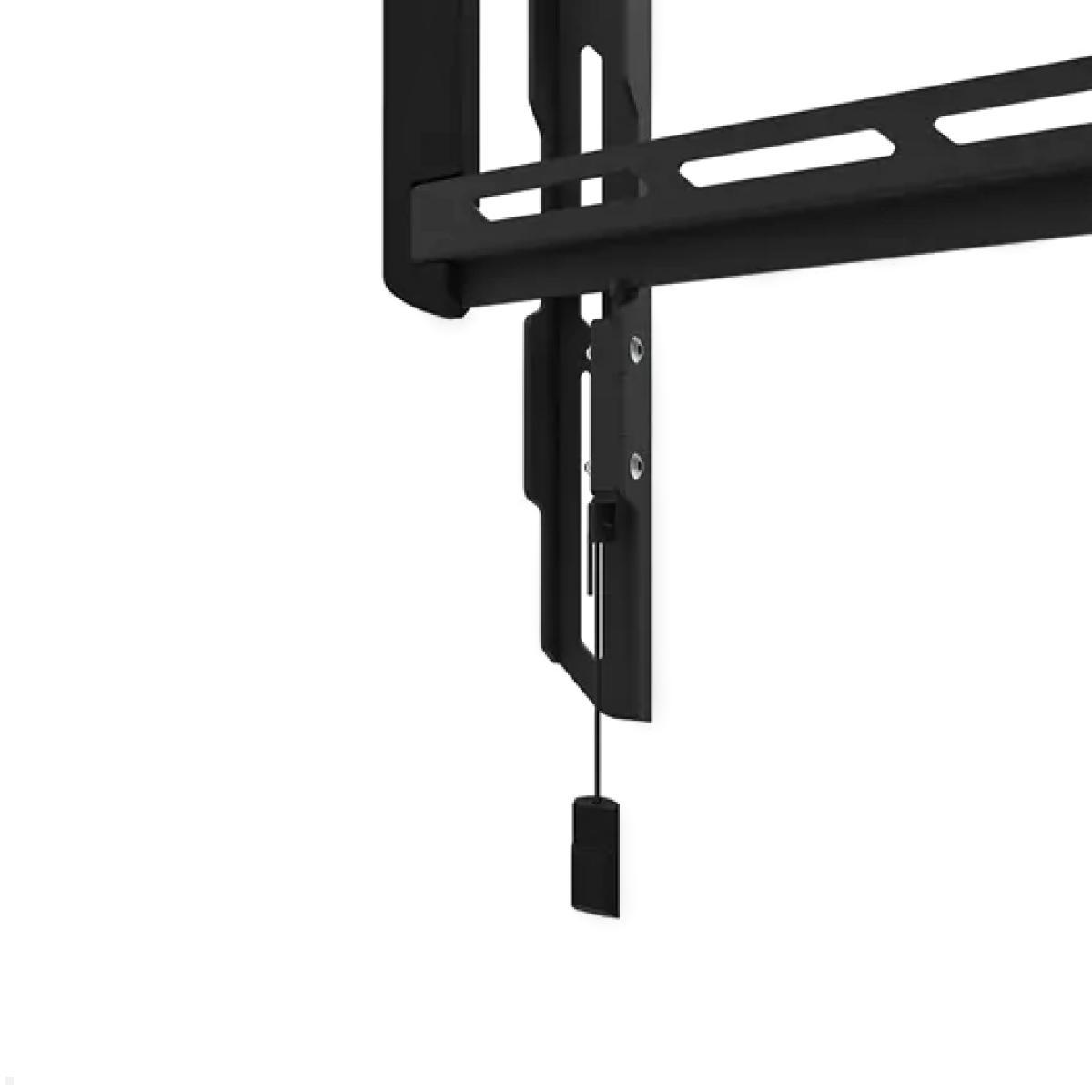 Flache TV Wandhalterung, Neomounts WL30-550BL18, schwarz, Detail